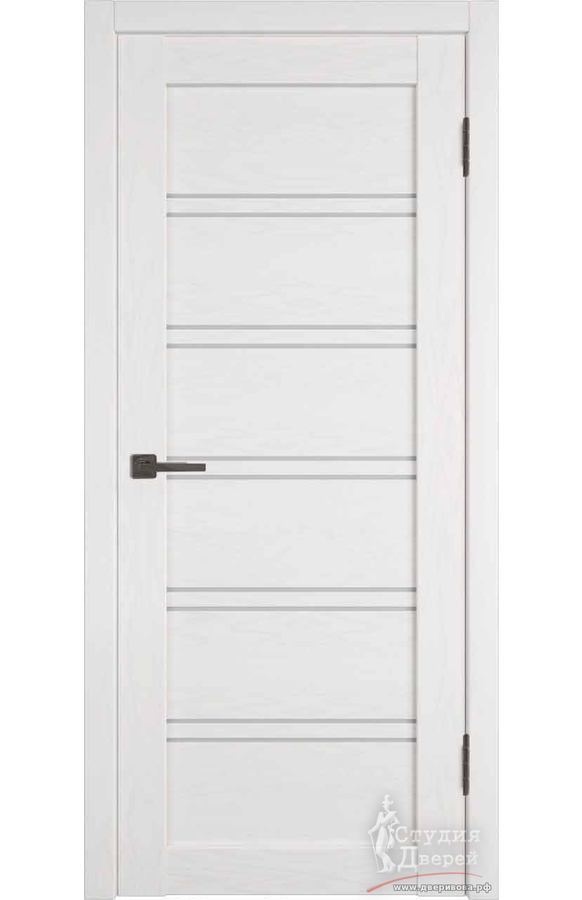 Полотно дверное Atum PRO 28 ЭКО-шпон POLAR SOFT/WHITE CLOUD
